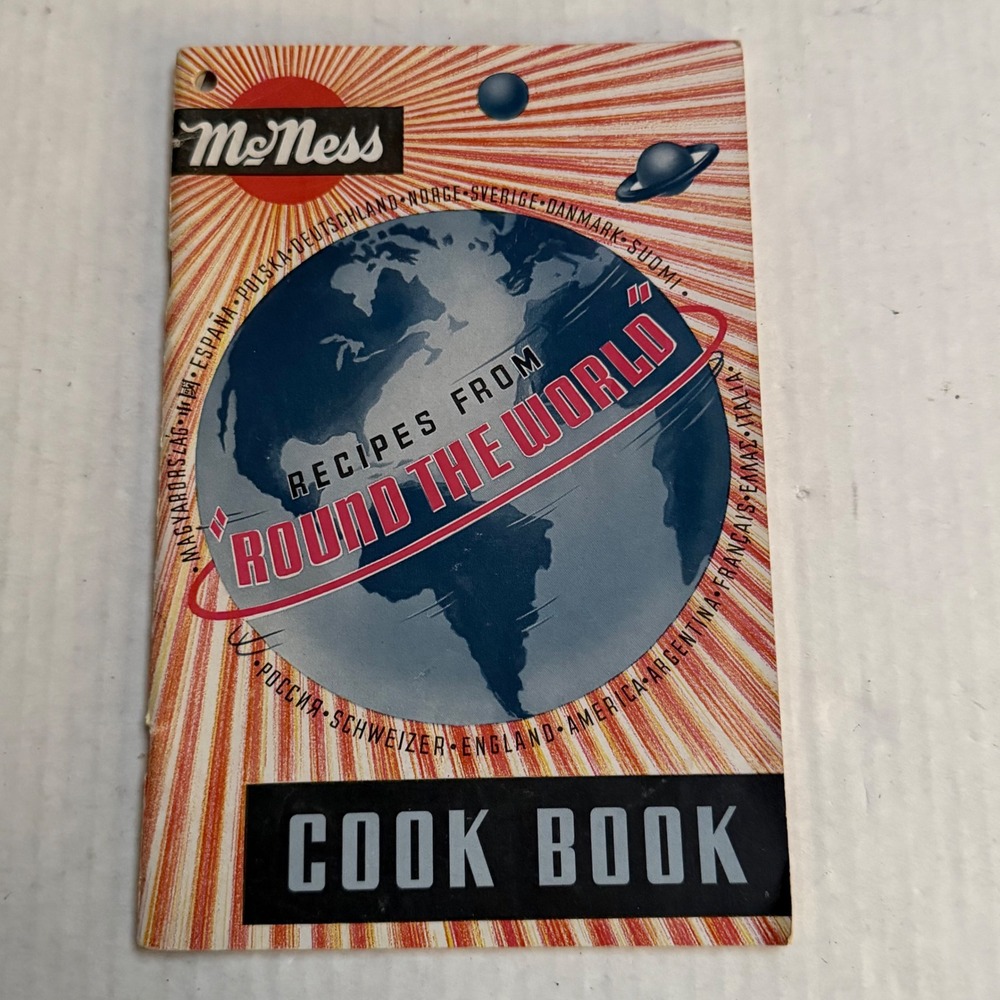 Vintage McNess Cook Book Furst-McNess Company Foreign and American Recipes 64pg